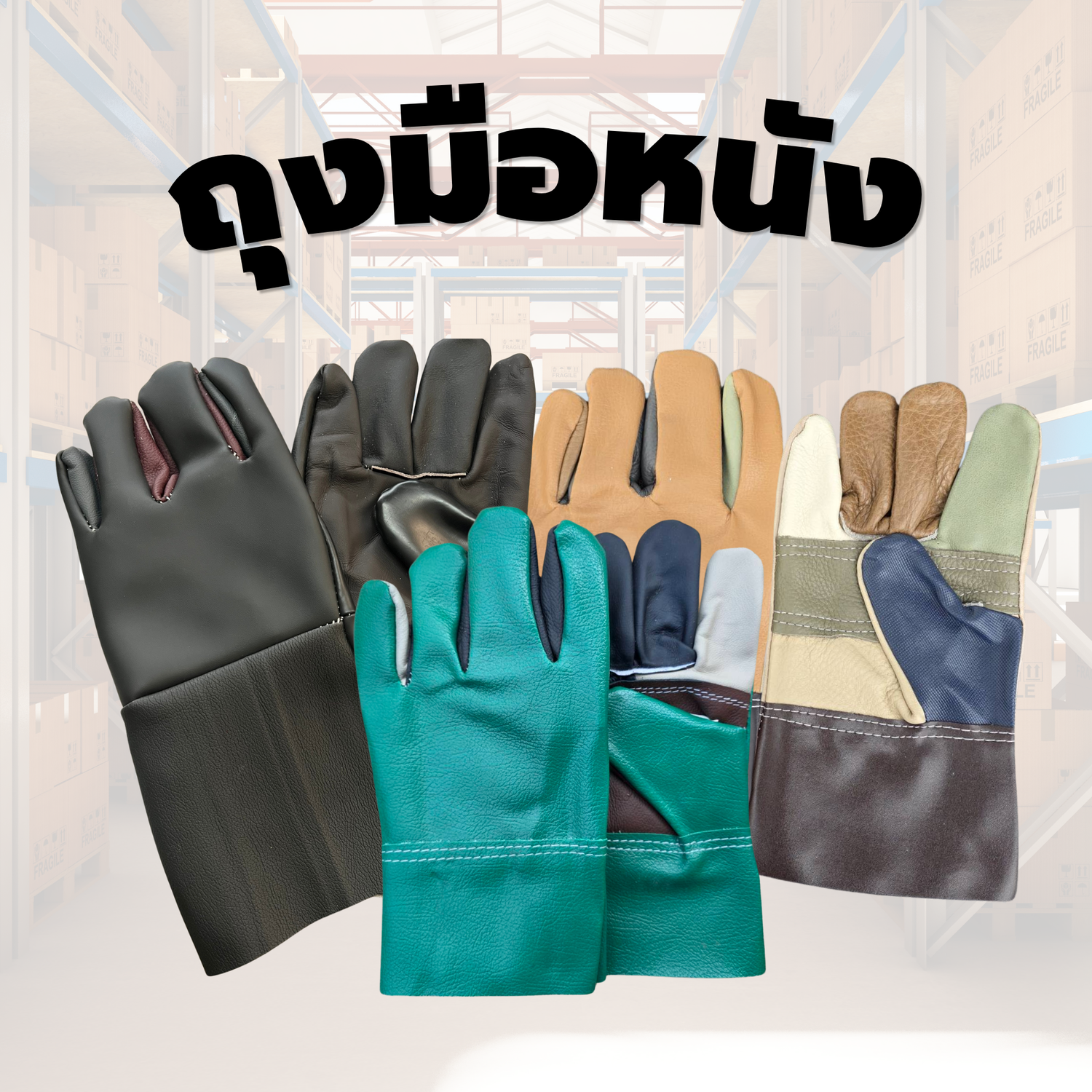 ถุงมือหนัง